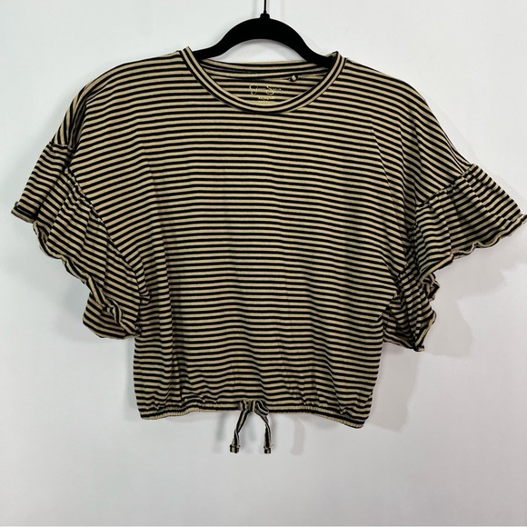 2/$30 Jessica Simpson Striped Crop Top Girls Sz XL 14/16 - Picture 1 of 6